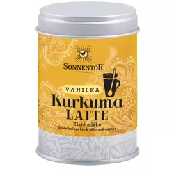 obrázek Sonnentor Kurkuma Latte - vanilka BIO, 60 g dóza