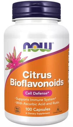 obrázek Now® Foods NOW Citrus Bioflavonoids (citrusové bioflavonoidy) 700 mg, 100 kapslí