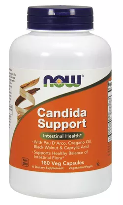 obrázek Now® Foods NOW Candida Support, 180 rostlinných kapslí