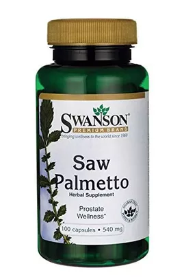obrázek Swanson Saw Palmetto (Serenoa plazivá), 540 mg, 100 kapslí