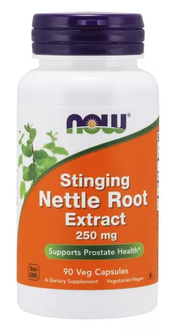 obrázek NOW® Foods NOW Stinging Nettle Root (Extrakt z kořene kopřivy), 250 mg, 90 rostlinných kapslí