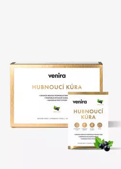 obrázek VENIRA hubnoucí kúra, černý rybíz, 30 sáčků