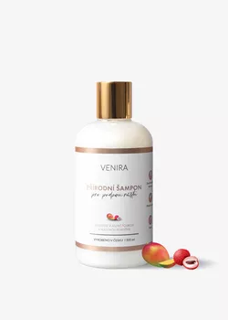 obrázek VENIRA přírodní šampon pro podporu růstu vlasů, mango-liči, 300 ml