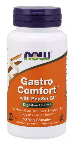 obrázek NOW® Foods NOW Gastro Comfort s PepZin GI, 60 rostlinných kapslí