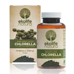obrázek Ekolife Natura - Algae Chlorella Organic 240 tablet (Bio řasa chlorella)