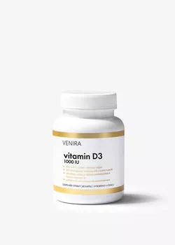 obrázek VENIRA vitamin D3 ve vegan formě, 80 kapslí