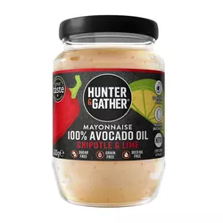 obrázek HUNTER & GATHER Avokádová majonéza s chipotle chilli papričkou a limetkou, 630 g