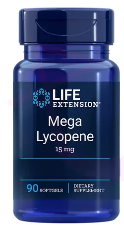 obrázek Life Extension Mega Lycopene 15 mg, lykopen, 90 kapslí