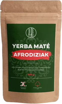 obrázek Votamax BrainMax Pure Organic Yerba Maté - Afrodiziak, 500 g