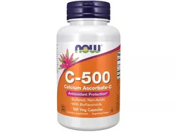obrázek NOW® Foods NOW Buffered Vitamin C-500, PH neutrální Vitamín C,  100 kapslí