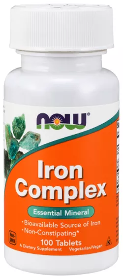obrázek Now® Foods NOW Iron Complex (železo), 100 tablet