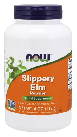 obrázek Now® Foods NOW Slippery Elm (Jilm červený), čistý prášek, 113 g
