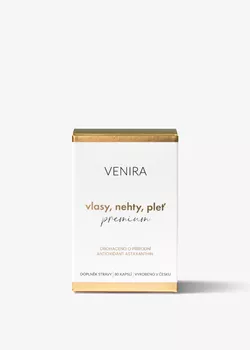 obrázek VENIRA PREMIUM kapsle pro vlasy, nehty a pleť, 40 denní kúra