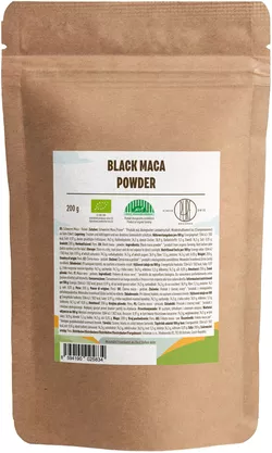 obrázek BrainMax Pure Maca černá BIO, prášek 200g