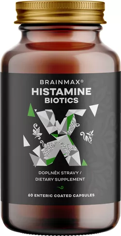 obrázek BrainMax Histamine Biotics, Histamin Probiotika, 60 kapslí