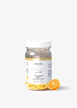 obrázek VENIRA vitamin D pro děti, pomeranč, 120 tablet