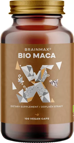 obrázek BrainMax BIO Maca, 740 mg, 100 rostlinných kapslí