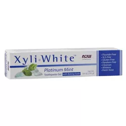 obrázek NOW® Foods NOW Zubní pasta XyliWhite Platinum Mint (Máta), 181 g