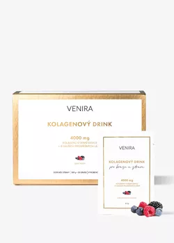 obrázek VENIRA kolagenový drink pro vlasy, nehty a pleť, lesní plody, vepřový kolagen
