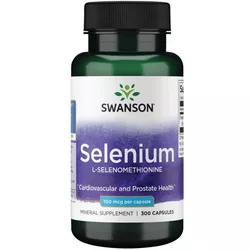obrázek Swanson Selenium (L-selenomethionine), 100 mcg, 200 kapslí