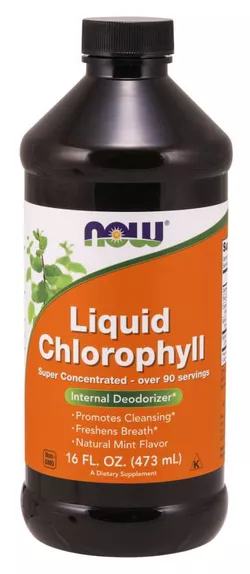 obrázek NOW® Foods NOW Chlorophyll Liquid (Chlorofyl), 473 ml