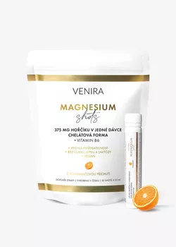 obrázek VENIRA magnesium shots, balení 30 ampulí, pomeranč