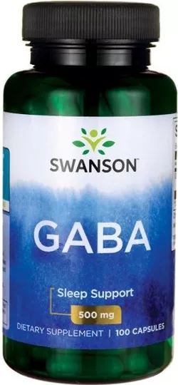 obrázek Swanson GABA 500 mg, 100 kapslí