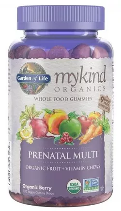 obrázek Garden of life Mykind Prenatal gummy, multivitamín pro těhotné ženy, 120 gumových bonbónů