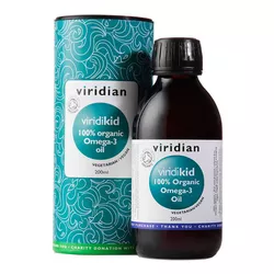 obrázek Viridian Viridikid Omega 3 Oil 200ml Organic (Bio Omega 3 olej pro děti)