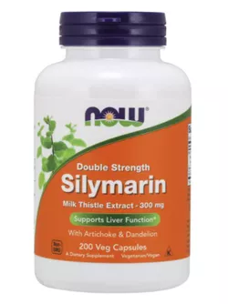 obrázek Now® Foods NOW Double Strength Silymarin milk thistle (extrakt z ostropestřce s artyčokem a pampeliškou)
