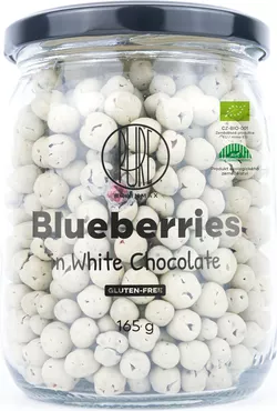 obrázek BrainMax Pure Borůvky v bílé čokoládě, 165 g