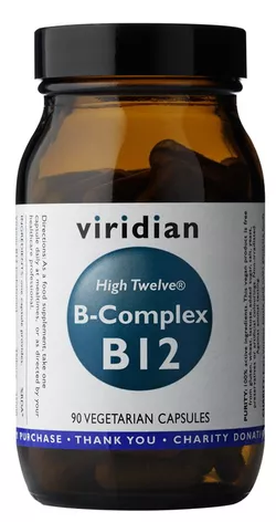 obrázek Viridian B-Complex B12 High Twelwe® 90kapslí