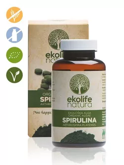 obrázek Ekolife Natura - Algae Spirulina Organic 240 tablet (Bio řasa spirullina)