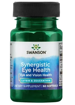 obrázek Swanson Synergistic Eye Health - Lutein & Zeaxanthin (zdraví očí), 60 sofgelových kapslí