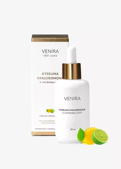 obrázek VENIRA kyselina hyaluronová k vnitřnímu užití, citrón-limeta, 50 ml