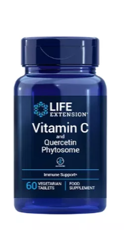 obrázek Life Extension Vitamin C a Quercetin Phytosome, vitamin C s kvercetinem
