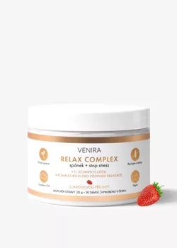 obrázek VENIRA relax komplex | spánek + stop stress, jahoda