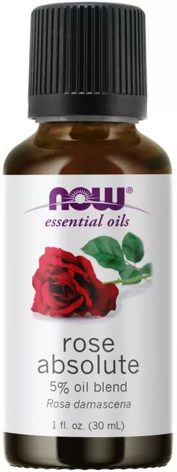 obrázek NOW® Foods NOW Essential Oil, Rose Absolute Oil Blend (éterický olej růže), 30 ml