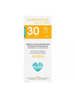 obrázek ALPHANOVA, Opalovací krém na obličej SPF 30, 50 g BIO