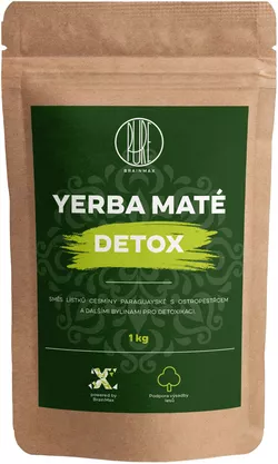 obrázek BrainMax Pure Organic Yerba Maté - Detox, 1000 g