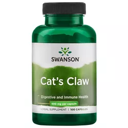obrázek Swanson Cat's claw (Řemdihák plstnatý) 500mg, 100 kapslí