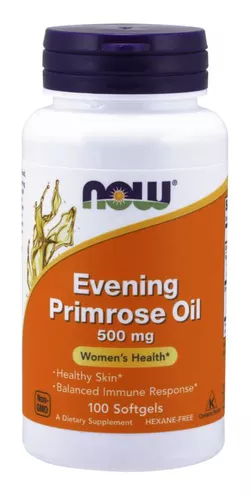 obrázek NOW® Foods NOW Evening Primrose Oil (Pupálkový olej), 500 mg, 100 sofgel kapslí
