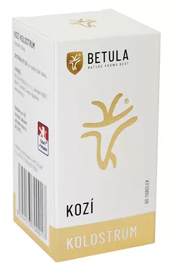 obrázek Betula - Kozí kolostrum (colostrum), 250 mg, 60 kapslí
