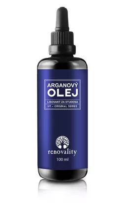 obrázek Renovality - Arganový olej za studena lisovaný, 100ml s pumpičkou