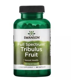 obrázek Swanson Full Spectrum Tribulus Fruit (Kotvičník zemní), 500 mg, 90 kapslí
