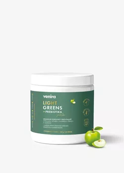 obrázek VENIRA light greens + prebiotika, jablko, 168 g