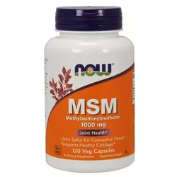 obrázek NOW® Foods NOW MSM (Methylsulfonylmethan), 1000 mg, 120 rostlinných kapslí