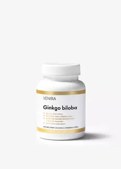 obrázek VENIRA ginkgo biloba, 80 kapslí