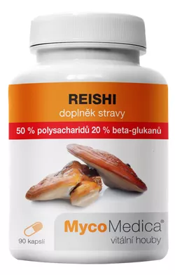 obrázek MycoMedica - Reishi 50% ve vysoké koncentraci, 90 rostlinných kapslí
