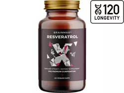 obrázek BrainMax Trans-Resveratrol, resveratrol, 500 mg, 60 kapslí